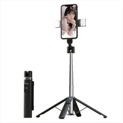 Bluetooth Selfie Stick with Double Fill Light & Tripod