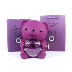 Rose Bear Gift Box