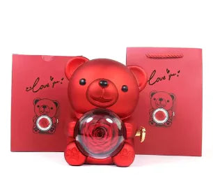 Rose Bear Gift Box